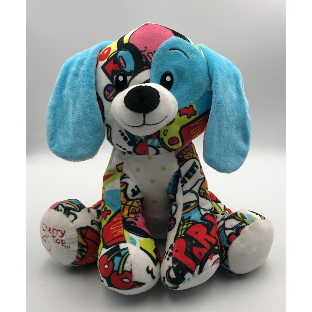 Fiesta‎ Carnival Cruise Puppy Dog Cherry On Top  Plush Stuffed Animal - 11"